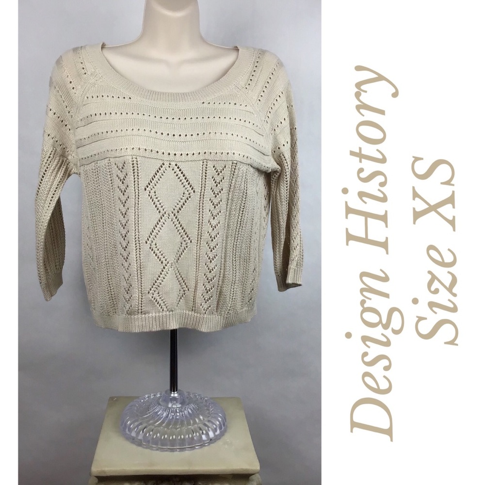Design History Cropped Pullover Sweater Size XS - Picture 1 of 3